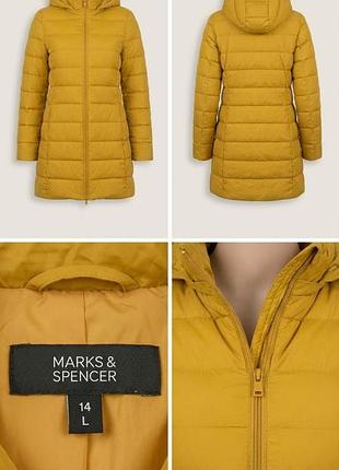 Яскравий пуховик жіночий mark spencer