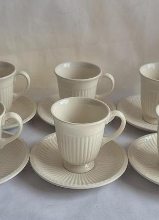 Англійський кавовий сервіз wedgwood edme briar rose на 6 персон вінтаж
