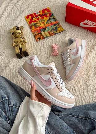 Кросівки nike dunk pink paisley