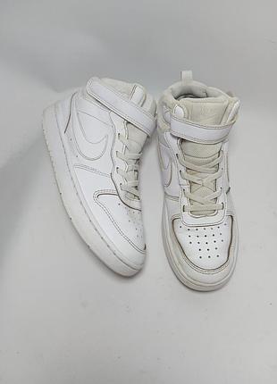 Белые хайтопы nike детские