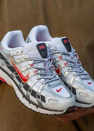 Nike p-6000 white red