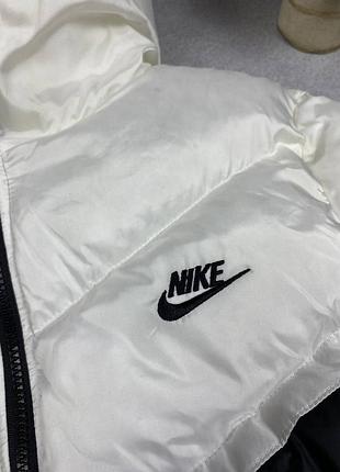 Пуховик nike storm-fit чорно білий