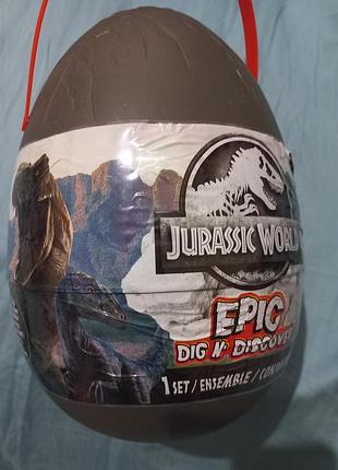 Ігровий набір для хлопчика jurassic world epic dino dig n' discover