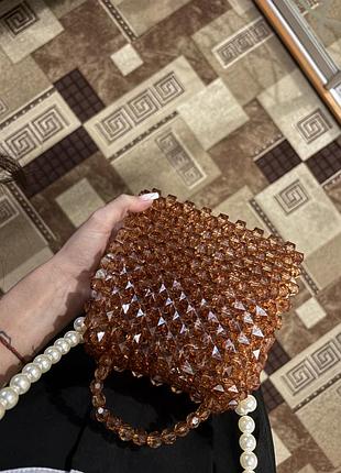 Сумочка из бусин ручной работы | вечерняя сумка | handmade
