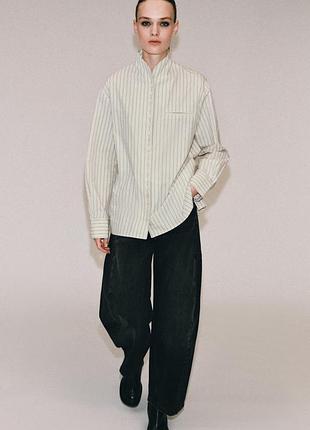 Полосатая рубашка zw collection 2