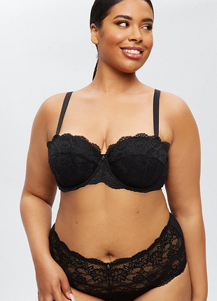 90d / 40d 🔥 розкішний мереживний чорний бюстгальтер балконет ann summers