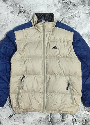 Adidas пуховик пухова куртка вінтажна адідас