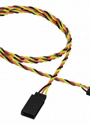 50 шт. удлинительный кабель для сервоприводов jr, 22awg, скрученная пара, 45 см