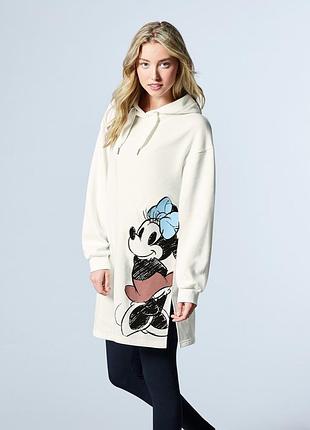 Утеплене жіноче плаття худі disney minnie mouse, р.xl