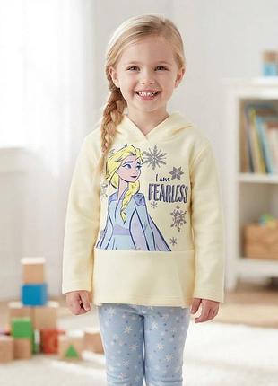 Повсякденний костюм для дівчинки disney frozen ii жовтий, розмір 5t