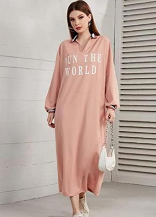 Стильне з написом плаття 👗 худі