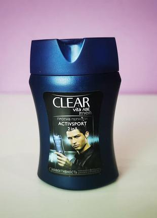 Коллекционный мини-шампунь clear vita abe men activsport 50 мл (роналду / рекламный эксклюзив)