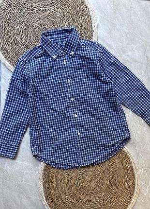 Сорочка на хлопчика 4 років polo ralph lauren в клітинку