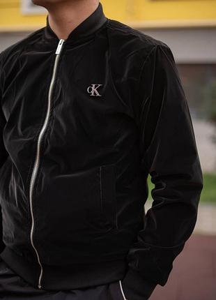 Куртка чоловіча calvin klein velvet touch чорна