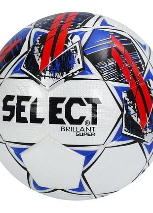 Футбольний м'яч select 4946-1 №5 синій-червоний
