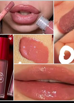 Glambee cherry chery lip gloss 01 блиск для губ з колекції "cherry"