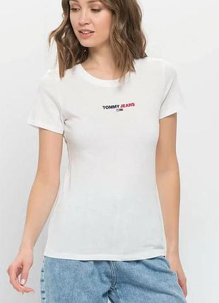 фирменная хлопковая футболка tommy jeans (размер m)