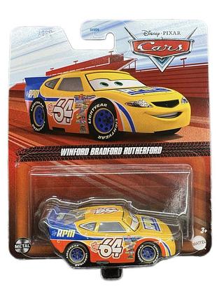 Автомобіль машинка тачки cars winford bradford rutherford mattel disney pixar