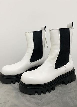 Белоснежные челси zara 4