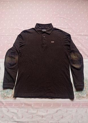 Поло с длинным рукавом barbour classic tartan