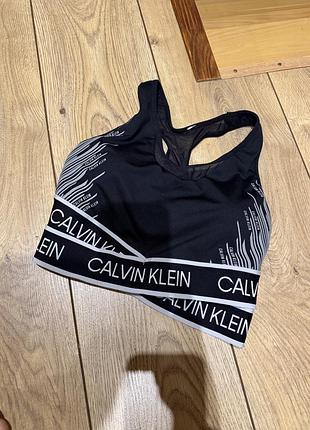 Оригінальний спортивний топ з чашками calvin klein