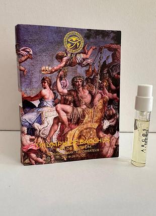 ❤️argos triumph of bacchus, пробник, оригінал
