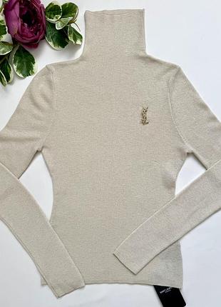 Светр лонг водолазка ysl