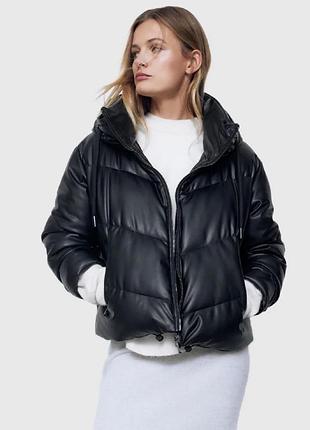 Базовая куртка из экокожи zara