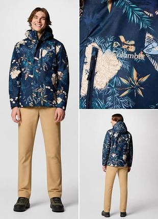 Куртка columbia hikebound™ ii printed / коламбия hikebound ii мужская мембранная куртка l