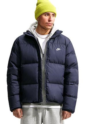 Оригінал! сша! чоловічий пуховик nike club therma-fit down puffer jacket ib2975-451 куртка нова