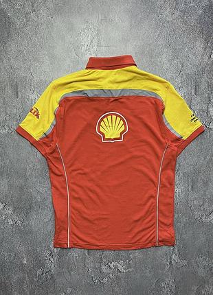 Vintage винтажная футболка поло ferrari racing феррари рейсинг big logo size s размер с