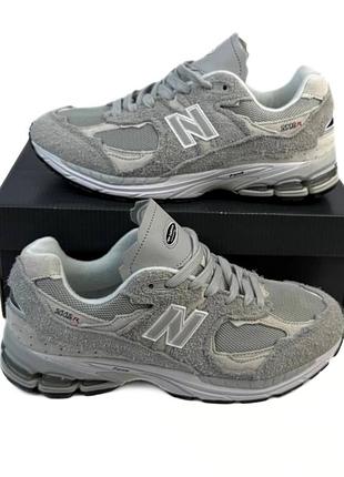 Кросівки new balance 2002r protection pack grey & white | розміри 41-45 | весна-літо