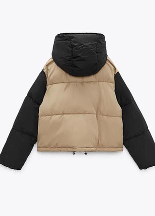 Комбінована куртка zara 5