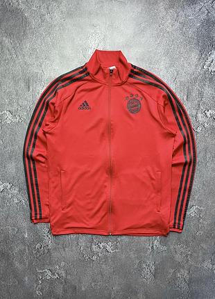 Vintage винтажная олимпийка adidas bayern munich адидас бавария big logo size l размер л