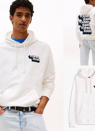 Чоловічий худі  tommy jeans, оригінал🔥білий