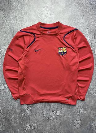Vintage винтажный свитшот nike barcelona найк барселона big logo size l размер л