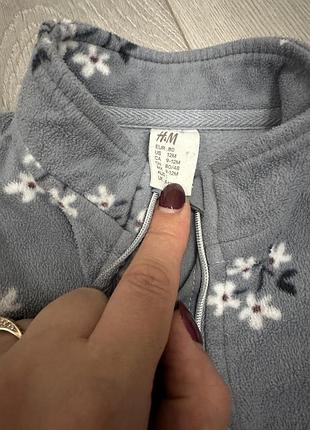 Флісова кофтина від h&m 2