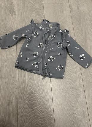 Флісова кофтина від h&m