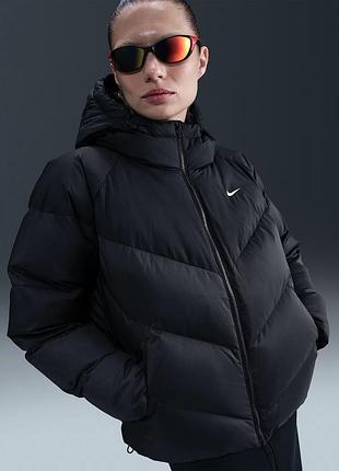 Оригинальн! сша! женская куртка пуховик nike sportswear windpuffer storm-fit storm2591-010 в новом состоянии