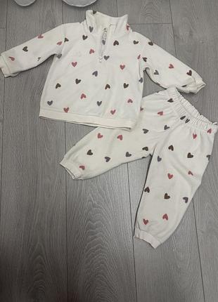 Флісовий костюм від h&m розмір 80-86