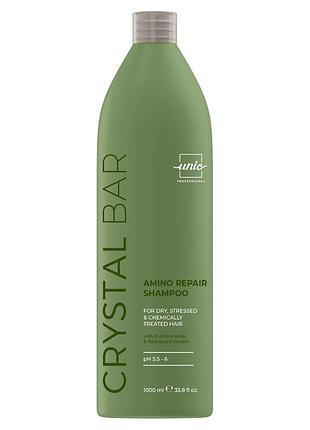 Шампунь amino repair crystal bar 1000 мл