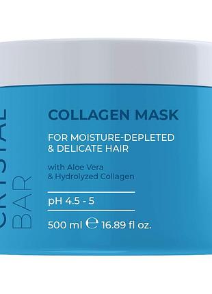 Маска для волос collagen crystal bar 500 мл