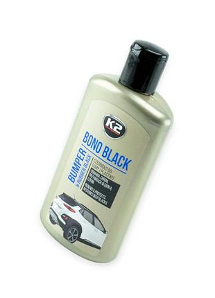 Очищувач-відновлювач кольору резини та пластика k2 bono black (250мл)