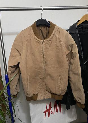 Куртка real leathers шкіряна бомбер стильний актуальний 3
