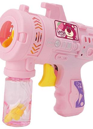Пистолет с мыльными пузырями heroes bubble gun+ bottle 50ml