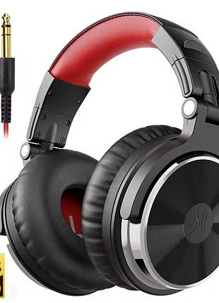 Наушники проводные oneodio studio pro 10 dj headphones black-red