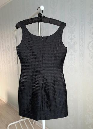 Чёрное классическое платье inwear приталенное!8 фото