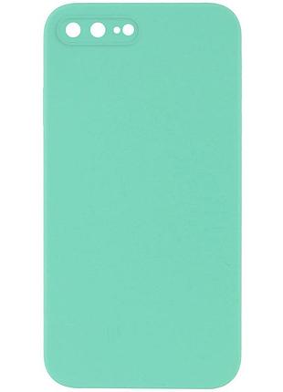 Чехол silicone case square full camera protective (aa) nologo для apple iphone 7 plus/8 plus (5.5")