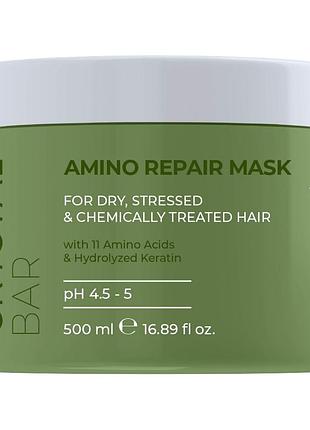 Маска для волос amino repair crystal bar 500 мл