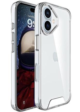 Чехол tpu space case transparent для apple iphone 16 plus (6.7")